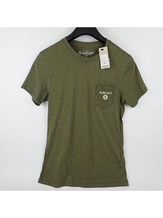 Ariat Other - Ariat Men’s Roped Diamond T-Shirt Small Green Short Sleeve NWT